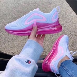Pink nike shoes